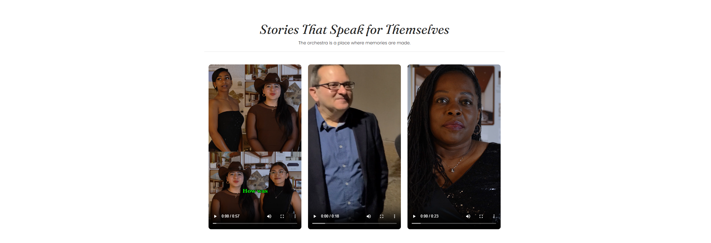 Valdosta Symphony Orchestra Website Screenshot 2